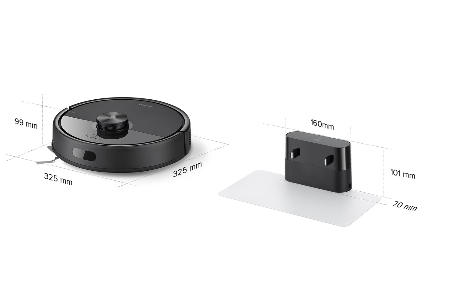 Roborock Q7 Pro Max / Q7 TF Dimensions